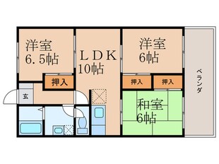 コーポサンシックスの物件間取画像